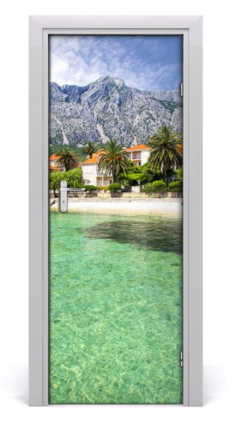 Naklejka fototapeta na drzwi Plaża w Chorwacji