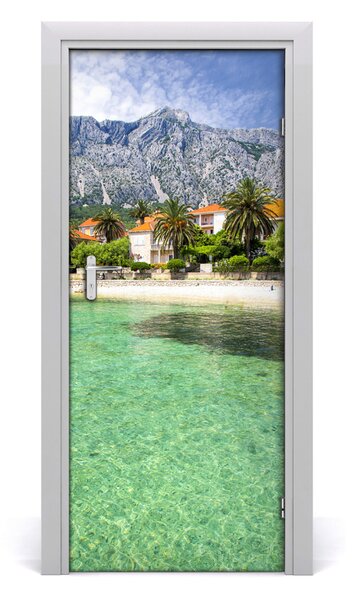 Naklejka fototapeta na drzwi Plaża w Chorwacji