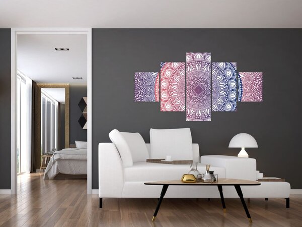 Obraz z mandali (125x70 cm)