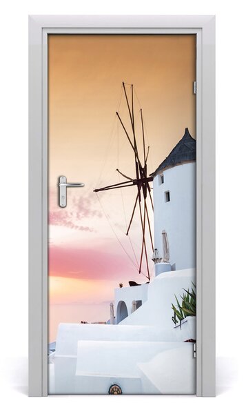 Fototapeta samoprzylepna na drzwi Santorini Grecja