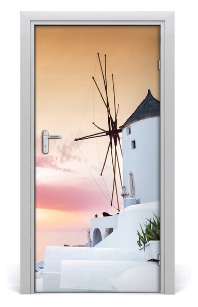 Fototapeta samoprzylepna na drzwi Santorini Grecja