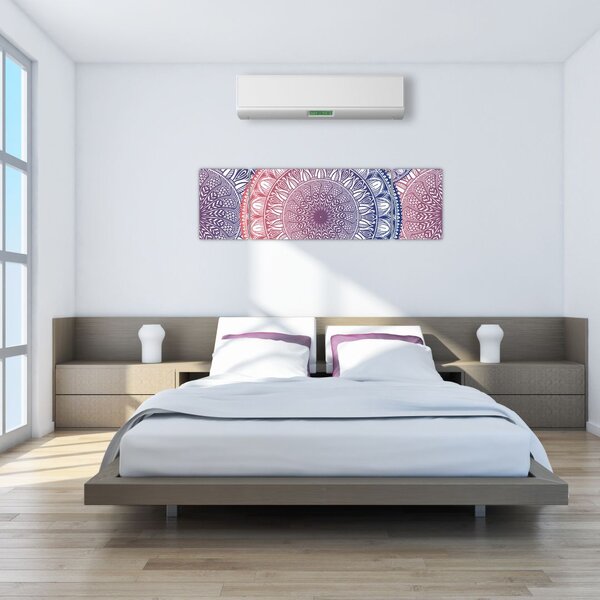 Obraz z mandali (170x50 cm)