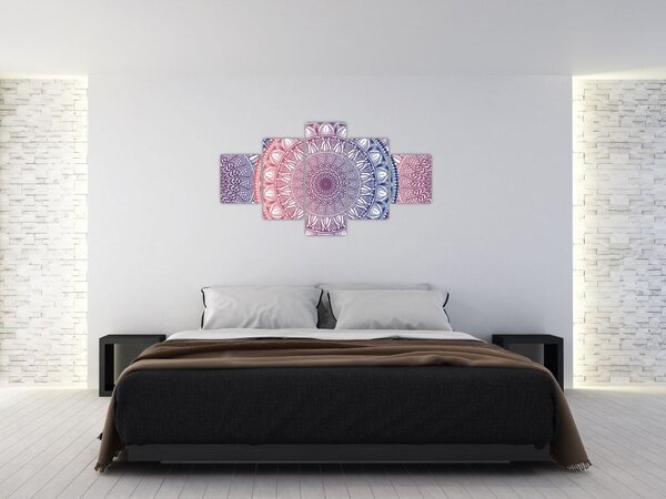 Obraz z mandali (125x70 cm)