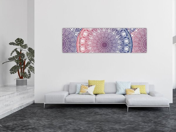 Obraz z mandali (170x50 cm)