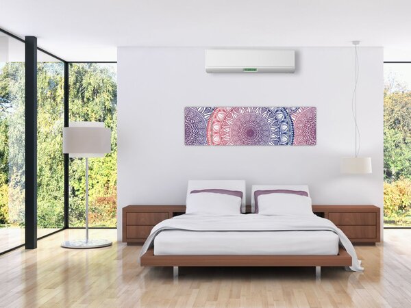 Obraz z mandali (170x50 cm)