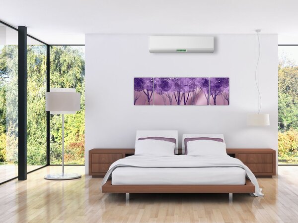 Obraz - Jeleń w magicznym lesie (170x50 cm)