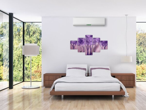 Obraz - Jeleń w magicznym lesie (125x70 cm)