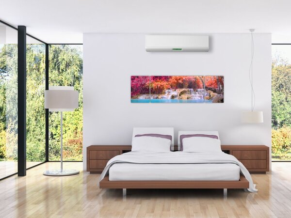 Obraz turkusowej laguny, Laos, Tat Kuang Si (170x50 cm)