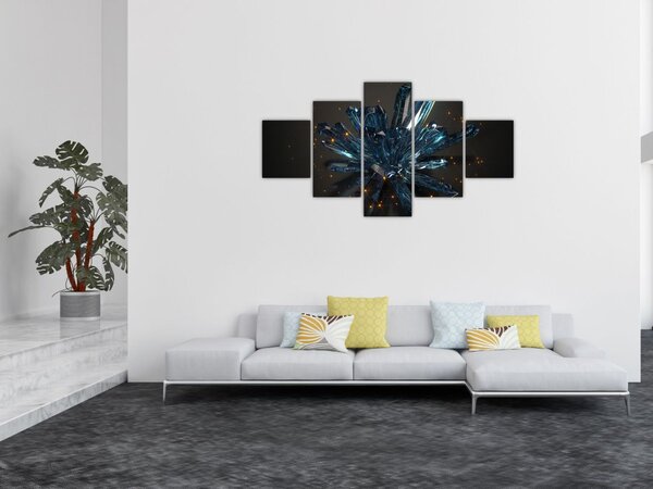 Obraz kryształu (125x70 cm)