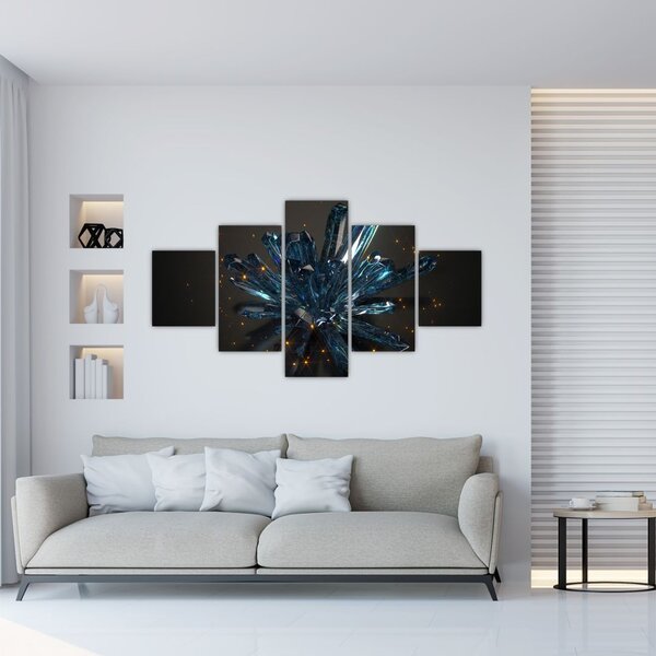 Obraz kryształu (125x70 cm)