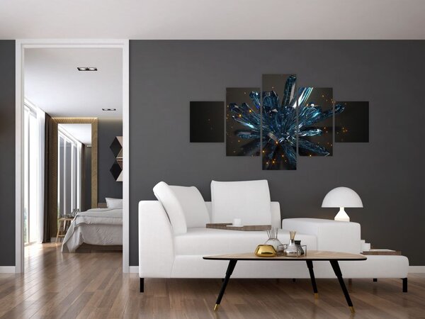 Obraz kryształu (125x70 cm)