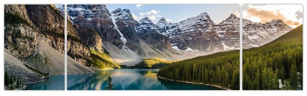 Obraz - Kanada, Park Narodowy Banff, Jezioro Moraine (170x50 cm)