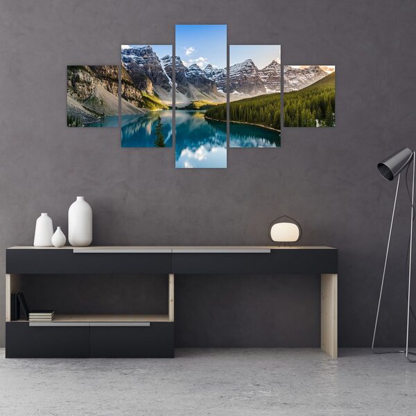 Obraz - Kanada, Park Narodowy Banff, Jezioro Moraine (125x70 cm)