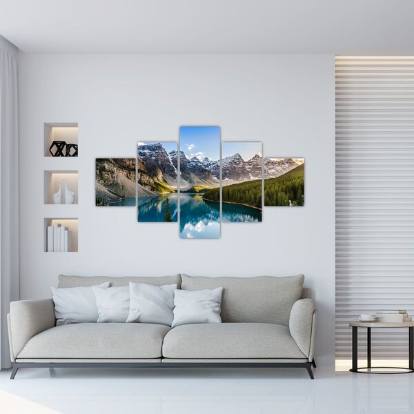 Obraz - Kanada, Park Narodowy Banff, Jezioro Moraine (125x70 cm)