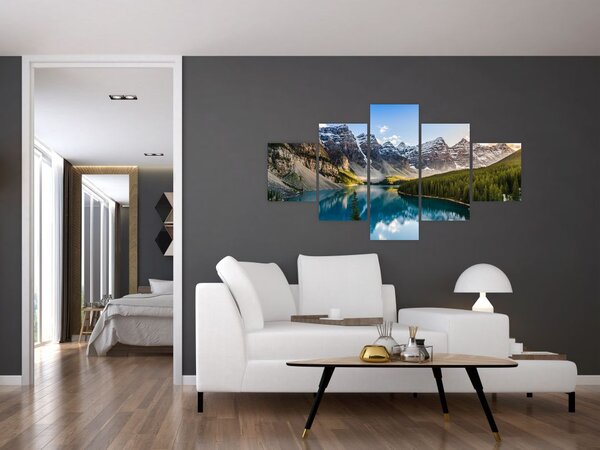 Obraz - Kanada, Park Narodowy Banff, Jezioro Moraine (125x70 cm)