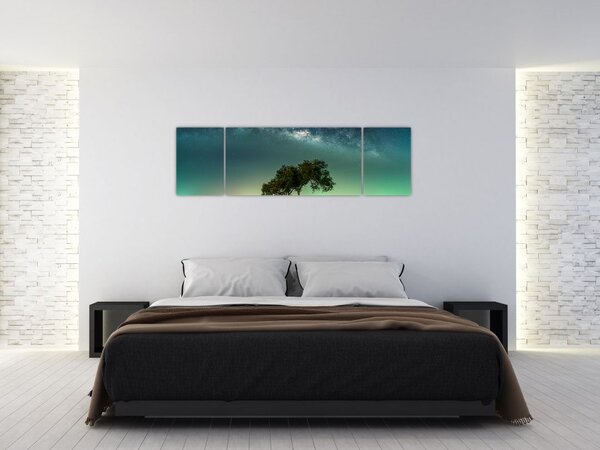 Obraz nocnego nieba (170x50 cm)