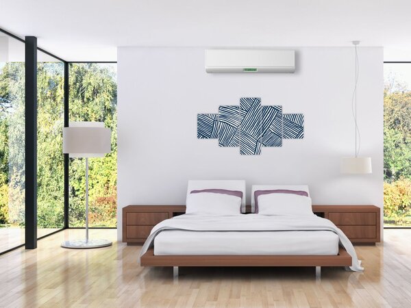 Obraz - linia 3D (125x70 cm)