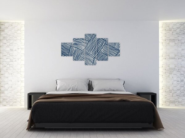 Obraz - linia 3D (125x70 cm)