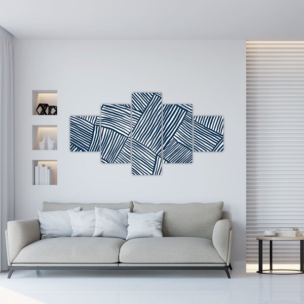 Obraz - linia 3D (125x70 cm)