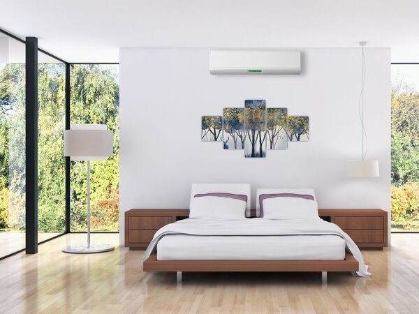 Obraz jelenia w lesie (125x70 cm)