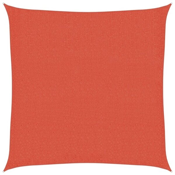 Żagiel przeciwsłoneczny, 160 g/m², terakotowy, 2,5x2,5 m, hdpe
