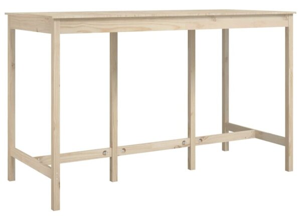 Stolik barowy, 180x80x110 cm, lite drewno sosnowe
