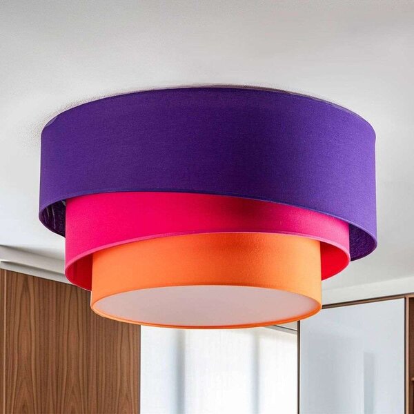 Euluna - Trio Lampa Sufitowa Ø60 Violet/Różowy/Pomarańczowy -