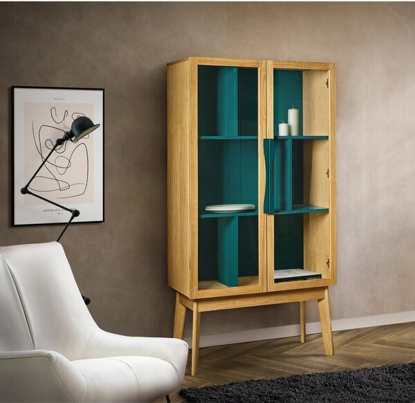 Turkusowa witryna Woodman Avon