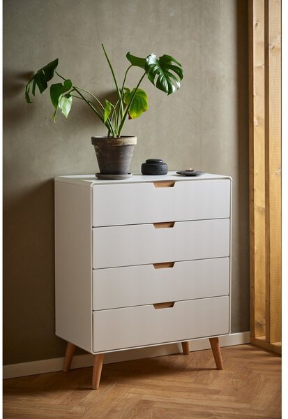 Biała komoda 80x100x40 cm Lowell – Actona