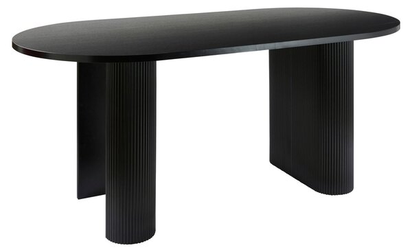 Stół jadalny „olova” czarny 180 x 90 x 76 cm – Atmosphera – projektant wnętrz