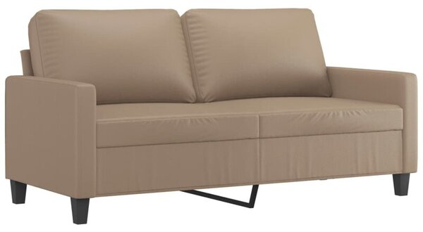 Sofa, 2-osobowa kolor cappuccino, 140 cm, sztuczna skÃ³ra