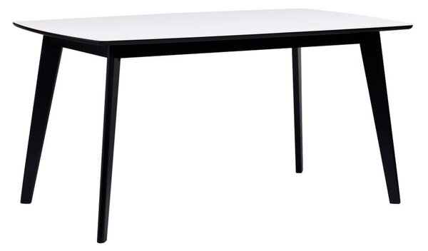 Czarno-biały stół Rowico Griffin, 150 x 90 cm