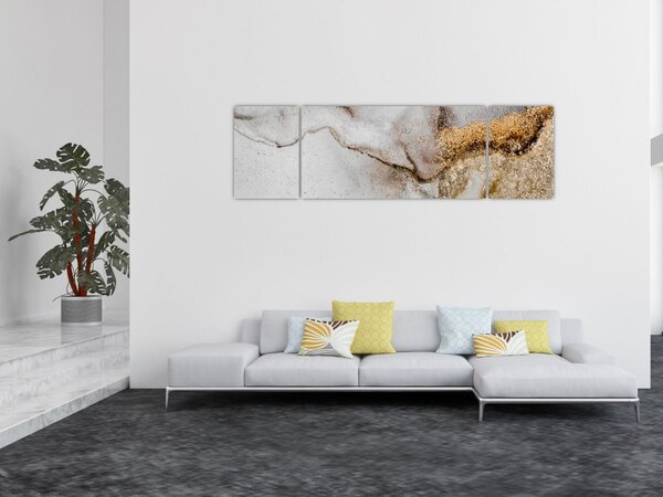 Obraz - Atrament marmurkowy (170x50 cm)