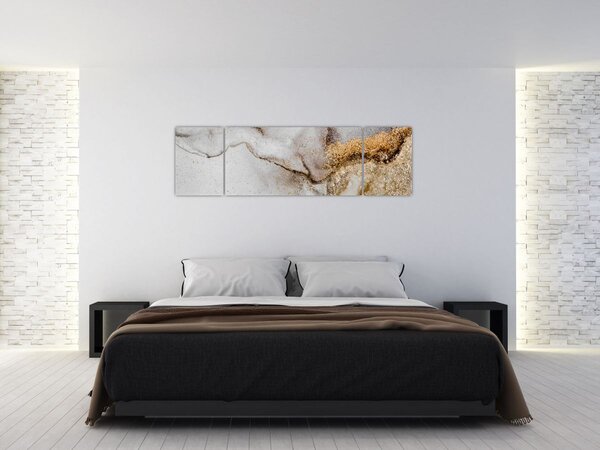 Obraz - Atrament marmurkowy (170x50 cm)