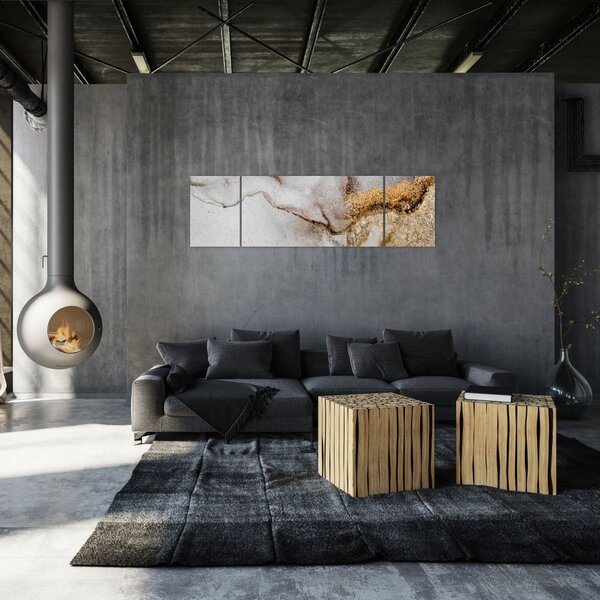 Obraz - Atrament marmurkowy (170x50 cm)