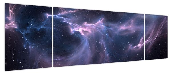 Obraz - Kosmiczna mgławica (170x50 cm)