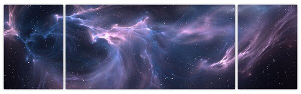 Obraz - Kosmiczna mgławica (170x50 cm)