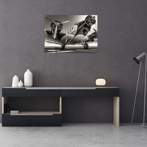 Obraz - Historyczne samoloty (70x50 cm)