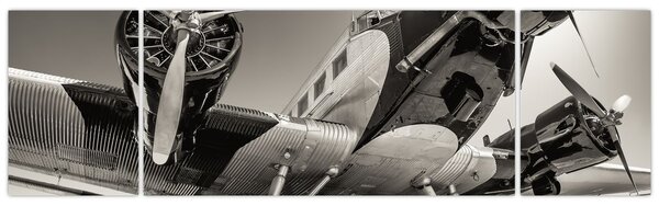 Obraz - Historyczne samoloty (170x50 cm)