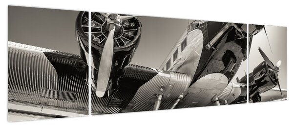 Obraz - Historyczne samoloty (170x50 cm)
