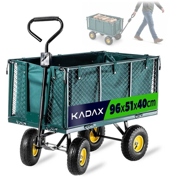 Wózek ogrodowy transportowy Bodo 450kg zielony