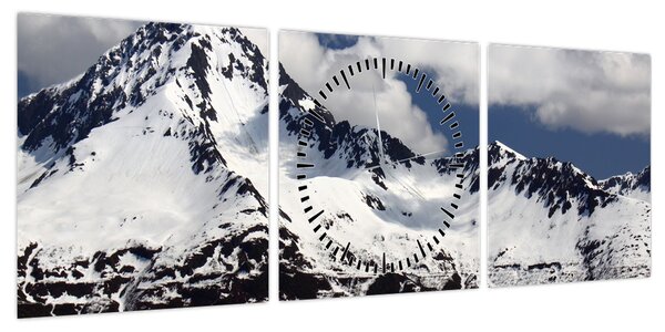 Obraz - Park Narodowy Kenai Fjords (z zegarem) (90x30 cm)