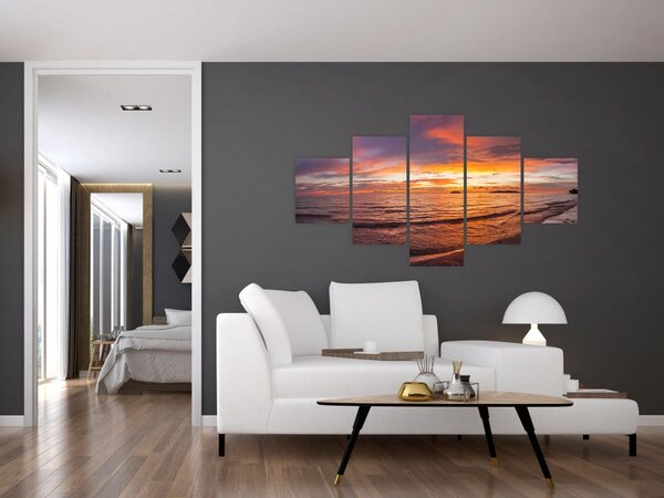 Obraz - Zachód słońca (125x70 cm)