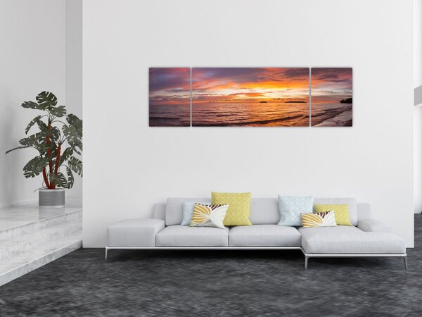 Obraz - Zachód słońca (170x50 cm)