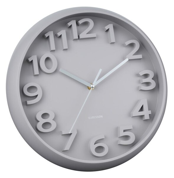 Zegar ścienny ø 33,5 cm Elevated Classic Numbers – Karlsson