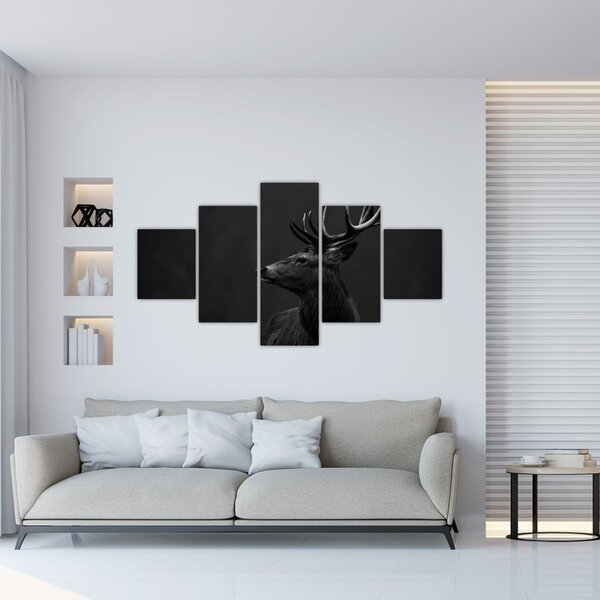 Obraz - Portret jelenia (125x70 cm)