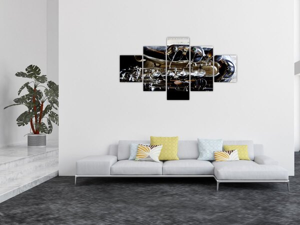Obraz - Saksofon (125x70 cm)