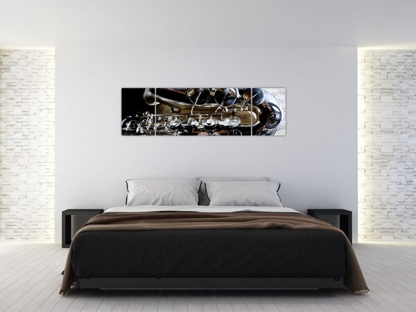 Obraz - Saksofon (170x50 cm)