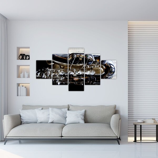 Obraz - Saksofon (125x70 cm)