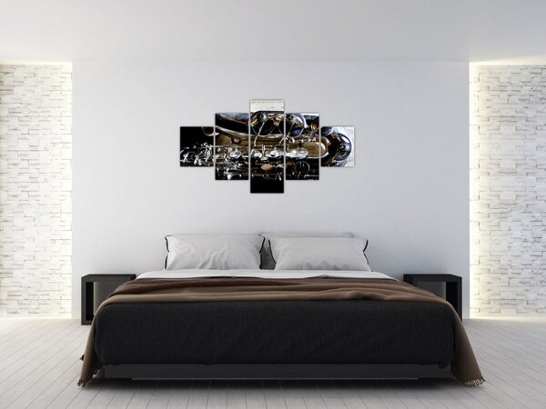 Obraz - Saksofon (125x70 cm)